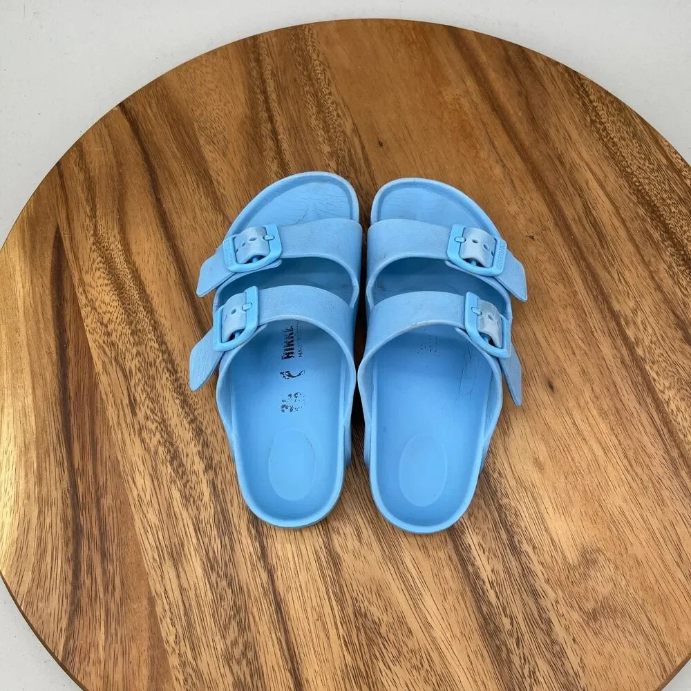 Birkenstock Arizona Eva Sandals Kids Youth Size 12 / 30 Blue Casual Summer Beach
